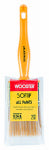 WOOSTER BRUSH Wooster Q3108-2 Paint Brush, 2 in W, 2-7/16 in L Bristle, Nylon/Polyester Bristle, Beaver Tail Handle PAINT WOOSTER BRUSH