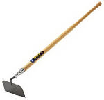 RAZOR-BACK Razor-Back 71112 Cotton Hoe with Wood Handle, 7 in W Blade, 5-1/4 in L Blade, Steel Blade, Beveled Blade LAWN & GARDEN RAZOR-BACK