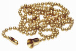 LEVITON MFG CO 3FT BRASS PULL CHAIN