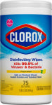CLOROX Clorox 01628 Disinfecting Wipes Can, Liquid, Citrus, White CLEANING & JANITORIAL SUPPLIES CLOROX