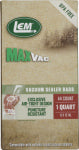 LEM PRODUCTS SALES LLC MaxVac Quart Vacuum Bags 8" x 12" 44 Count
