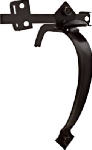 ASSA ABLOY AMERICAS RESIDENTIALI NC Gate Latch, Swing-In Thumb Latch, Black
