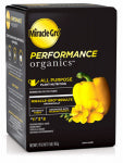 MIRACLE-GRO Miracle-Gro Performance Organics 3003301 All-Purpose Plant Nutrition, 1 lb Box, Solid, 11-3-8 N-P-K Ratio LAWN & GARDEN MIRACLE-GRO