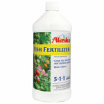 ALASKA Alaska 100099247 Fish Fertilizer, 32 oz, Bottle, Liquid, 5-1-1 N-P-K Ratio LAWN & GARDEN ALASKA