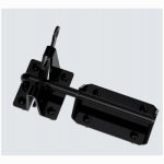 ASSA ABLOY AMERICAS RESIDENTIALI NC Heavy Duty Gate Latch, Black, 7.5 In. HARDWARE & FARM SUPPLIES ASSA ABLOY AMERICAS RESIDENTIALI NC