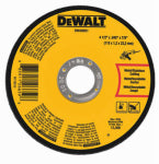 DEWALT DEWALT DWA8051 Cutting Wheel, 4-1/2 in Dia, 0.45 in Thick, 7/8 in Arbor, Medium, Aluminum Oxide Abrasive TOOLS DEWALT