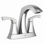 MOEN INC Lindor 2-Handle, High-Arc Bathroom Faucet, 4-In. Centerset, Chrome PLUMBING, HEATING & VENTILATION MOEN INC