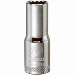 DEWALT DEWALT DWMT74143OSP Drive Hand Socket, 3/8 in Socket, 3/8 in Drive, 12-Point, Steel, Polished Chrome Vanadium TOOLS DEWALT
