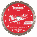 MILWAUKEE ELECTRIC TOOL CORP Diamond Max Turbo Diamond Saw Blade, 7 In. TOOLS MILWAUKEE ELECTRIC TOOL CORP