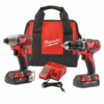 MILWAUKEE Milwaukee 2691-22 Combination Tool Kit, Battery Included, 1.5 Ah, 18 V, Lithium-Ion, 2-Tools TOOLS MILWAUKEE