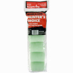 WOOSTER BRUSH Wooster R271-4 Trim Roller Cover, 1/2 in Thick Nap, 4 in L, Fabric Cover, Mint Green PAINT WOOSTER BRUSH