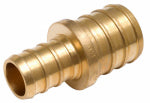 SHARKBITE SharkBite UC060LF Reducing Coupling, 3/4 x 1 in, Barb x Crimp, Brass, 80 to 160 psi Pressure PLUMBING, HEATING & VENTILATION SHARKBITE