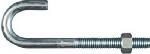ASSA ABLOY AMERICAS RESIDENTIALI NC J Bolt, Zinc, 1/2 x 6 In.