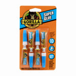 GORILLA Gorilla 105809 Super Glue, Gel, Translucide, 3 g Tube PAINT GORILLA