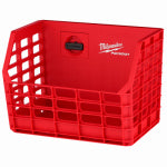 MILWAUKEE ELECTRICAL TO Milwaukee PACKOUT 48-22-8342 Compact Wall Basket, 20 lb, Plastic, Red TOOLS MILWAUKEE ELECTRICAL TO