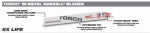 MILWAUKEE Milwaukee TORCH 48-01-2782 Reciprocating Saw Blade, 1 in W, 6 in L, 14 TPI, Bi-Metal Cutting Edge TOOLS MILWAUKEE