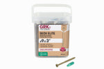 GRK FASTENERS GRK Fasteners 10903 Deck Elite Screw, #9 Thread, 3 in L, Coarse Thread, Bugle Head, Star Drive, Steel, Polymer HARDWARE & FARM SUPPLIES GRK FASTENERS