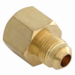 CASH ACME SharkBite 65709B Gas Connector, 5/8 x 1/2 in, Flare x FIP, Steel, Zinc, 1-1/2 in L PLUMBING, HEATING & VENTILATION CASH ACME