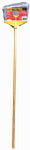 RUBBERMAID Rubbermaid 1887089 Angle Broom, Polypropylene Bristle, Gray Bristle, 66 in L, Wood Handle CLEANING & JANITORIAL SUPPLIES RUBBERMAID