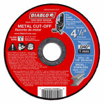 DIABLO Diablo DBD045040101F Cut-Off Wheel, 4-1/2 in Dia, 0.04 in Thick, 7/8 in Arbor, Aluminum Oxide Abrasive TOOLS DIABLO
