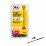 GRK FASTENERS GRK Fasteners FIN/Trim 117760 Finishing Screw, #9 Thread, 4 in L, Trim Head, Star Drive, Zip-Tip Point, Steel, Climatek HARDWARE & FARM SUPPLIES GRK FASTENERS