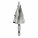 DIABLO Diablo DSD1125S17 Step Drill Bit, 7/8 to 1-1/8 in Dia, 3-1/32 in OAL, Dual Flute, 1/4 in Dia Shank, Hex Shank TOOLS DIABLO