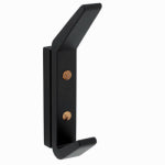 ASSA ABLOY AMERICAS RESIDENTIALI NC Reed Geometric Wall Hook, Matte Black HARDWARE & FARM SUPPLIES ASSA ABLOY AMERICAS RESIDENTIALI NC