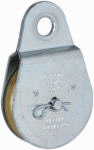 ASSA ABLOY AMERICAS RESIDENTIALI NC Fixed Eye Steel Pulley, Zinc Finish, 2-1/2 In.