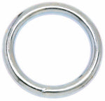 CAMPBELL CHAIN Campbell T7661361 Welded Ring, 200 lb Working Load, 2-1/2 in ID Dia Ring, #2 Chain, Steel, Zinc HARDWARE & FARM SUPPLIES CAMPBELL CHAIN