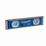 EMPIRE Empire True Blue e95 UltraView Series EM95.10 Magnetic Torpedo Level, 9 in L, 2-Vial, Magnetic, Aluminum, Blue TOOLS EMPIRE