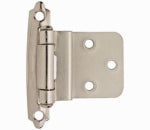 AMEROCK Amerock BPR342826 Hinge, 2-3/4 in L x 2-3/16 in W, Steel, Polished Chrome, 5-Hole, 3/8 in Inset, Face Mounting HARDWARE & FARM SUPPLIES AMEROCK