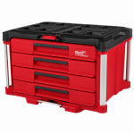 MILWAUKEE ELECTRIC TOOL CORP Packout Modular Tool Box, 4 Drawers
