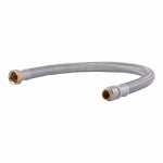 SHARKBITE/CASH ACME SharkBite 1/2 In. X 3/4 In. FIP X 24 In. L Braided Flexible Water Heater Connector