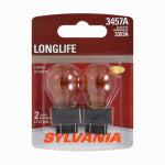 OSRAM SYLVANIA INC 3457A Long Life: Amber Mini Bulb, 3457ALL BP2, 2-Pk. AUTOMOTIVE OSRAM SYLVANIA INC
