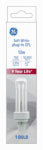 GE GE 13578 Fluorescent Tube, 13 W, T4 Lamp, GX23-2 Lamp Base, 810 Lumens, 2700 K Color Temp, Soft White Light ELECTRICAL GE