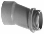 CARLON Carlon E995GR Meter Offset Socket x Thread, 4.23 in L, PVC, Black ELECTRICAL CARLON