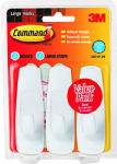 COMMAND Command 17003-VP-3PK Utility Hook, 7/8 in Opening, 5 lb, 3 -Hook, Plastic, White HARDWARE & FARM SUPPLIES COMMAND