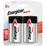 ENERGIZER MAX D Cell Alkaline Batteries, 2 Pack ELECTRICAL ENERGIZER