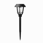 FUSION PRODUCTS LTD. Solar Filament LED Pathway Light, Black Plastic
