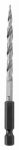 IRWIN Irwin 1882788 Replacement Drill Bit, 11/64 in Dia, Countersink, Widened Flute, 1/4 in Dia Shank TOOLS IRWIN