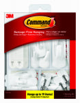 COMMAND Command 17231-ES Hook Kit, Plastic, White HARDWARE & FARM SUPPLIES COMMAND