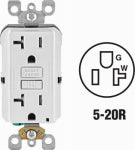 LEVITON MFG CO 20A WHT TAMPGFCI OUTLET ELECTRICAL LEVITON MFG CO