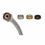 FLUIDMASTER INC Faucet Connector, Braided Stainless Steel, 1/2-IP x 1/2-IP x 16-In. PLUMBING, HEATING & VENTILATION FLUIDMASTER INC