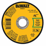 DEWALT DEWALT DWA8051C Cutting Wheel, 4-1/2 in Dia, 0.045 in Thick, 7/8 in Arbor, Aluminum Oxide Abrasive TOOLS DEWALT