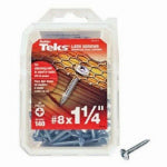 TEKS Teks 21512 Lath Screw, #8 Thread, Truss Head, Phillips Drive, Sharp Point, Steel, Zinc, 140 PK HARDWARE & FARM SUPPLIES TEKS