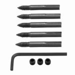 MILWAUKEE Milwaukee 48-25-6000 Feed and Set Screw Accessory Set, Standard, Steel TOOLS MILWAUKEE