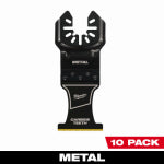 MILWAUKEE ELECTRIC TOOL CORP Open-Lok Metal Oscillating Multi-Tool Blades, Carbide Teeth, 1-3/8 In., 10-Pk. TOOLS MILWAUKEE ELECTRIC TOOL CORP