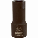 DEWALT DEWALT DWMT75145OSP Impact Socket, 3/4 in Socket, 13/16 in D Socket, 3/4 in Drive, 6-Point, CR-440 Steel, Black Oxide TOOLS DEWALT