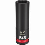 MILWAUKEE ELECTRIC TOOL CORP Shockwave SAE Deep-Well 6-Point Impact Socket, 1/2 In. Drive, 5/8 In. TOOLS MILWAUKEE ELECTRIC TOOL CORP