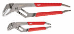 MILWAUKEE ELECTRIC TOOL CORP Comfort Grip Straight Jaw Pliers Set, 6 In. & 10 In.